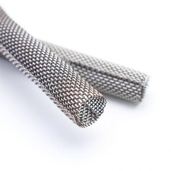 Anti-chew braided cable sleeve